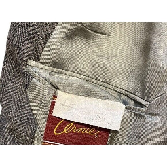 Arnie Blazer Vintage Men's Size 40R Brown Tweed Wool Classic Career USA Made - Picture 5 of 11